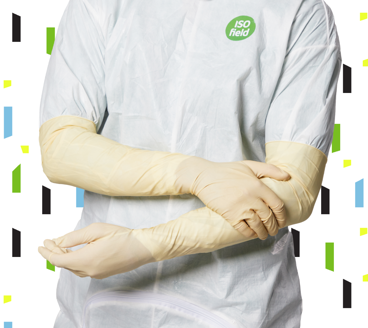 CR++ 600mm Sterile latex Cleanroom gloves