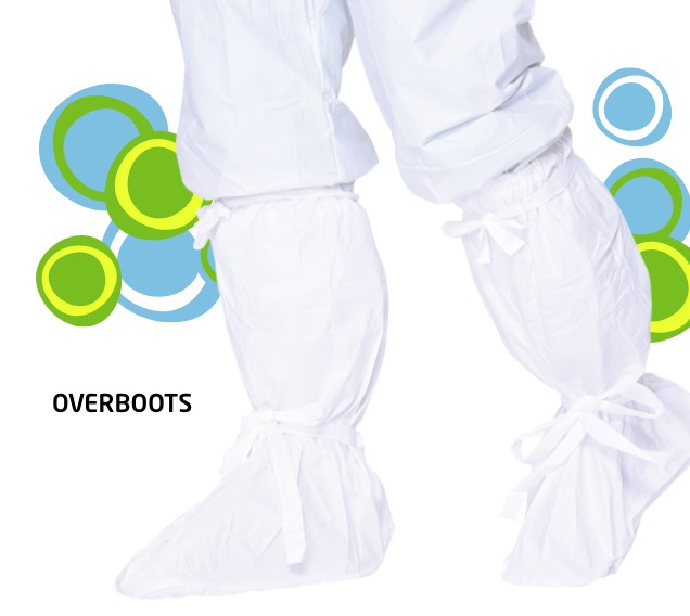 Sigma Kits | Non-sterile cleanroom coverall with mandarin collar, hood and overboots